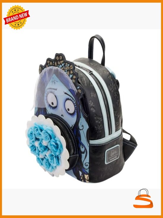 Emily Bouquet Mini Backpack with Faux Flowers and Applique Details